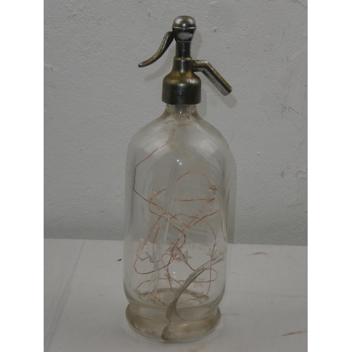 430 - A vintage J McAlister Ballymena soda syphon.