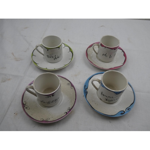 468 - An eight piece Rosanna coffee set.