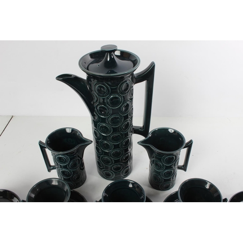 517 - A vintage Portmeirion Pottery 'Jupiter' coffee set.