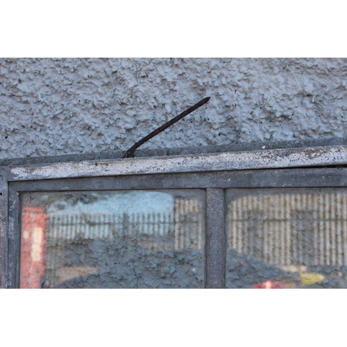 37 - A set of antique industrial/ factory windows, measuring approximately 48