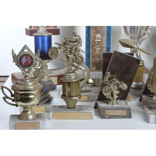 478 - A large lot of assorted trophies and more.