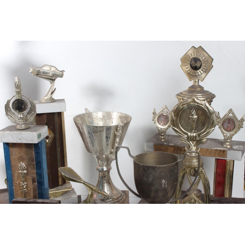 478 - A large lot of assorted trophies and more.