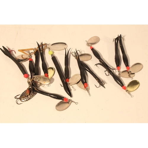 16 - An assortment of fishing lures.