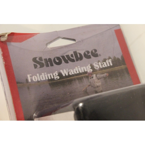 20 - A boxed Snowbee folding wading staff.