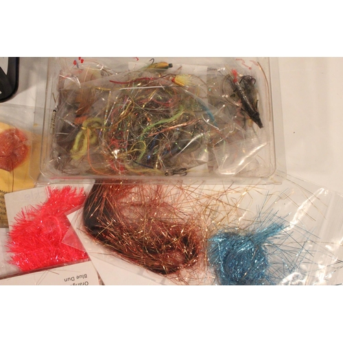 68 - A large lot of assorted flying tying material.