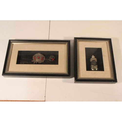 76 - Two boxed framed pictures.