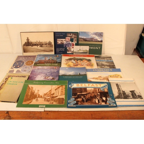 83 - A collection of local history booklets and books to include Ballymoney Conservation Area, Cushendun ... 