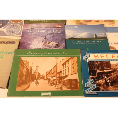 83 - A collection of local history booklets and books to include Ballymoney Conservation Area, Cushendun ... 