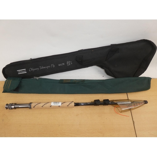 110 - A cased Shakespeare Odyssey Telescopic Fly fishing rod.