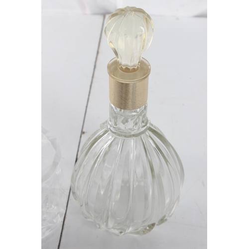 92 - A collection of various vintage & antique perfume/ scent bottles.