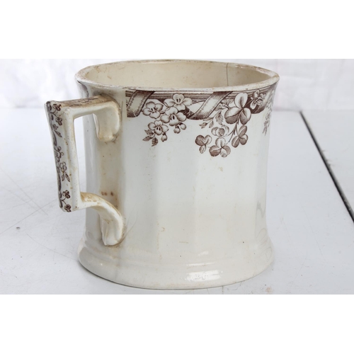 118 - An early Belleek Pottery mug (a/f)