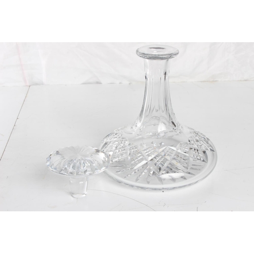 170 - A Thomas Webb crystal ships decanter.