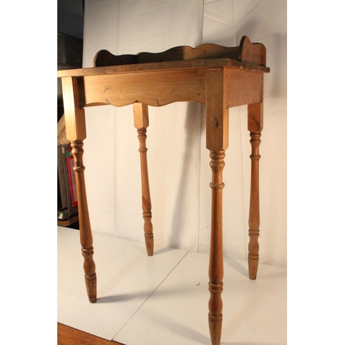 202 - A vintage pine washstand.