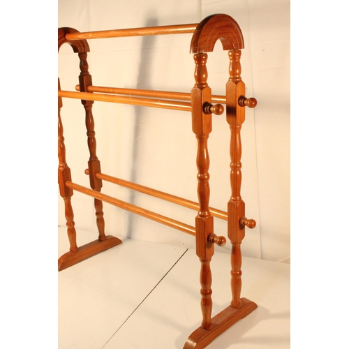 211 - A pine towel rail.