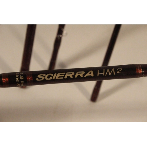 216 - A Scierra HM2 rod container and rod.