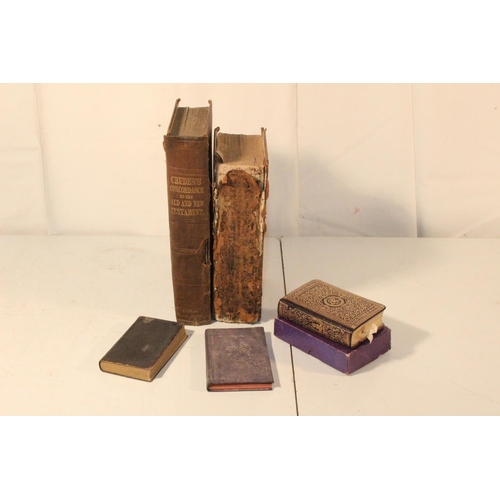 247 - An antique bible inscribed and dated 31st October 1853 and more