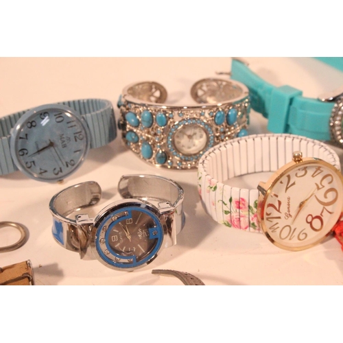 259 - A large lot of assorted wrist watches and more.