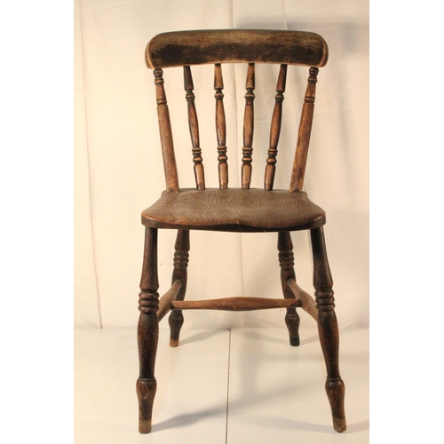 270 - A vintage wooden kitchen chair.