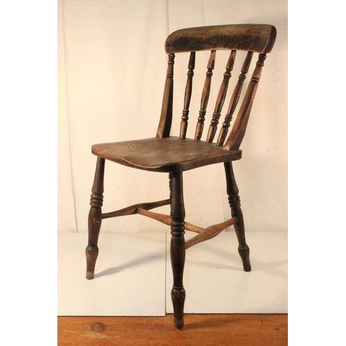 270 - A vintage wooden kitchen chair.