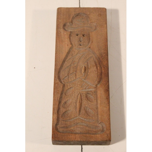 293 - A rare vintage wooden short bread mould.