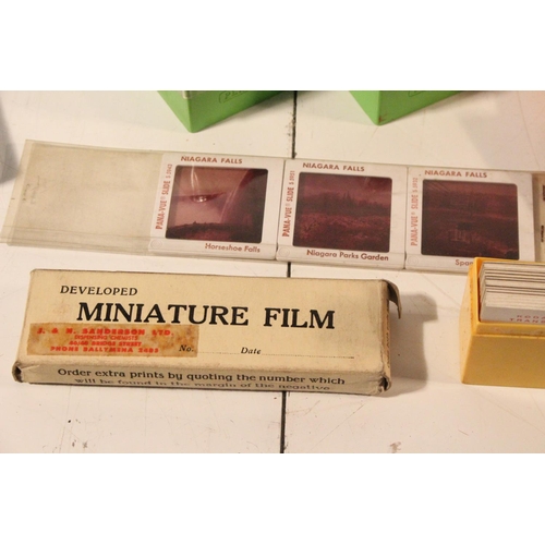 295 - A vintage boxed Agfar Gucki 3D viewer and a large lot of various slides.