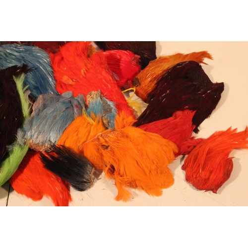 425 - A large lot of assorted fly tying feathers.