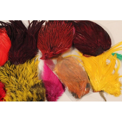 427 - A large lot of assorted fly tying feathers.