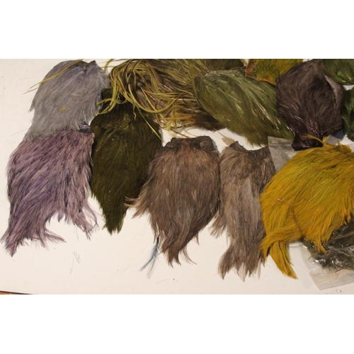 430 - A large lot of assorted fly tying feathers.