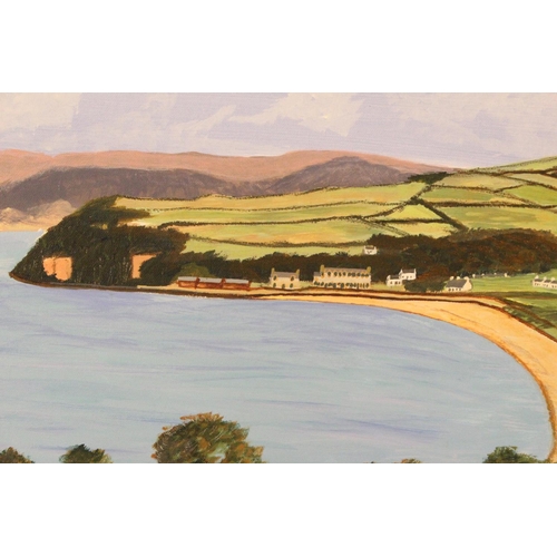 564 - A framed oil painting 'Cushendun' signed Alister Mackay.