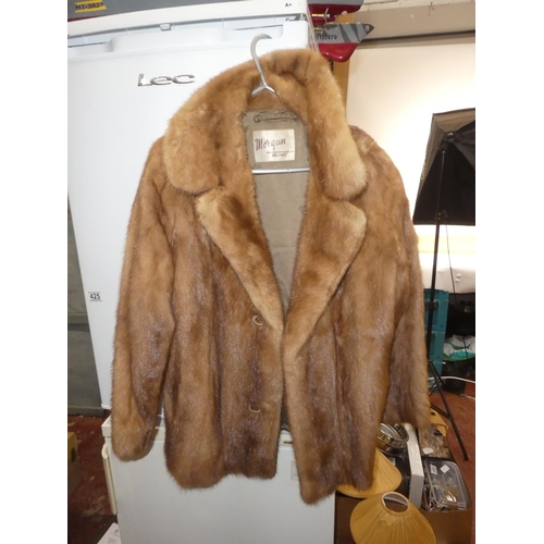 329 - A vintage Morgan fur coat.