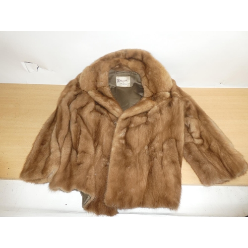 329 - A vintage Morgan fur coat.