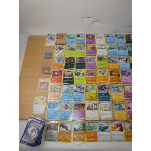 349 - A large lot of Pokemon trading cards.