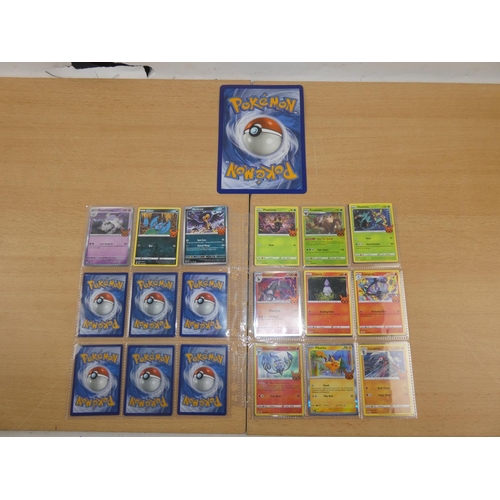 350 - A Pokemon large Cyclizar EY trading card and more.