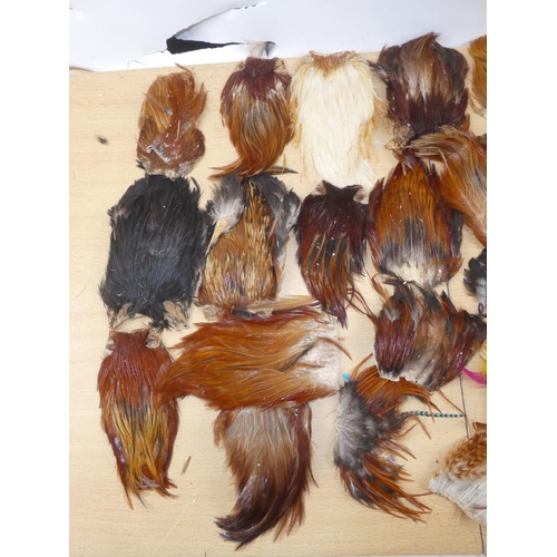 360 - A mixed lot of Nat Cock Cape feathers