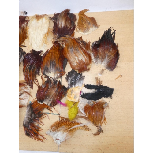 360 - A mixed lot of Nat Cock Cape feathers