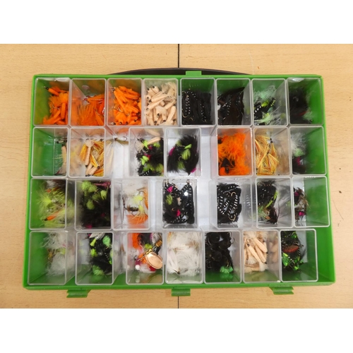 390 - A cased set of assorted lures.