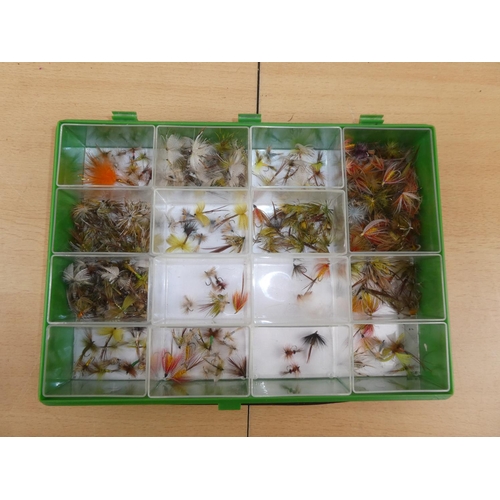 399 - A cased set of assorted mayflies.