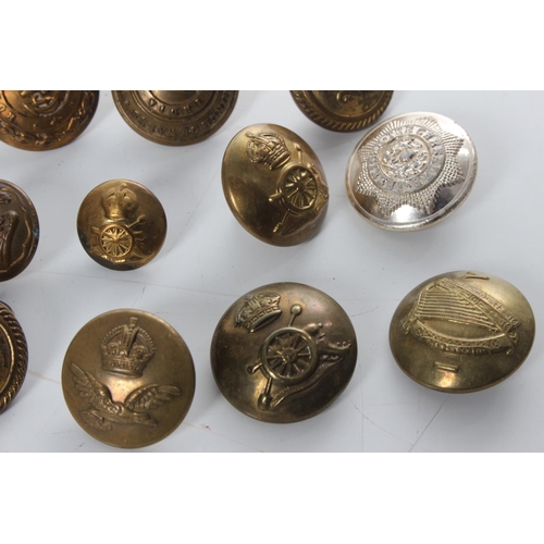 230 - A collection of vintage & antique Miltary buttons.