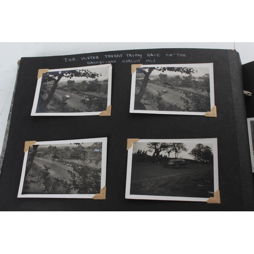 250 - A stunning antique photo album, showing Fred Daly playing in the Irish Open Golf Championship at Por... 