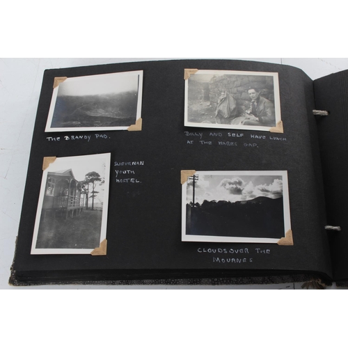 250 - A stunning antique photo album, showing Fred Daly playing in the Irish Open Golf Championship at Por... 