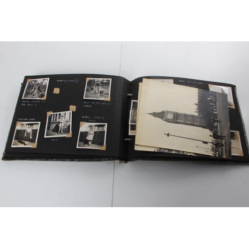 250 - A stunning antique photo album, showing Fred Daly playing in the Irish Open Golf Championship at Por... 