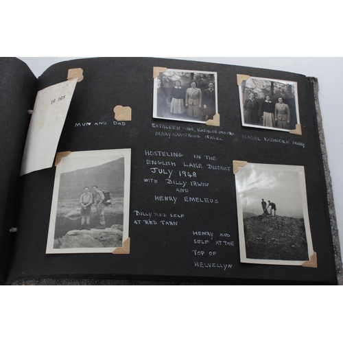 250 - A stunning antique photo album, showing Fred Daly playing in the Irish Open Golf Championship at Por... 