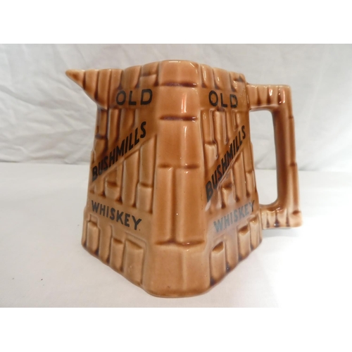 299 - An Arklow Pottery Bushmills Whiskey pub advertising jug.