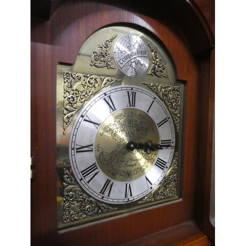 325 - *WITHDRAWN* A modern grandfather/ longcase clock, retailed by James Stewart  Armagh.