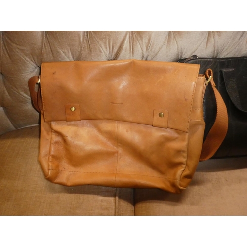 360 - 3 leather briefcases/ bags.