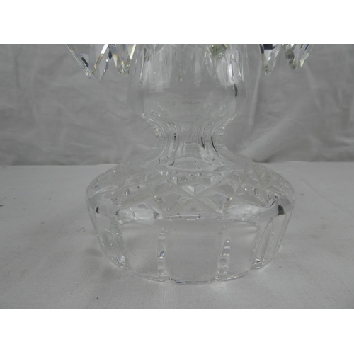 369 - A Waterford Crystal Lustre. 10inches.