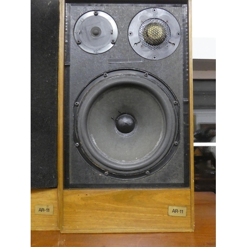 443 - A pair of vintage AR-11 speakers.