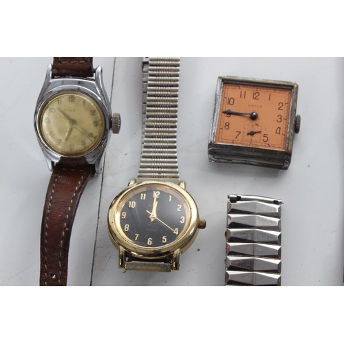 254 - An assortment of various vintage wristwatches etc.