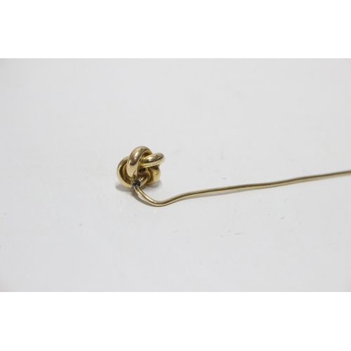 279 - A stunning 9ct gold tie pin with