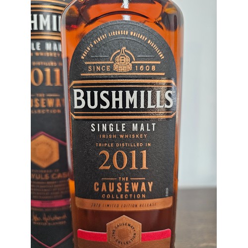 244 - A bottle of Bushmills 2011 'Causeway Collection' single malt whiskey, finished in Banylus Casks.